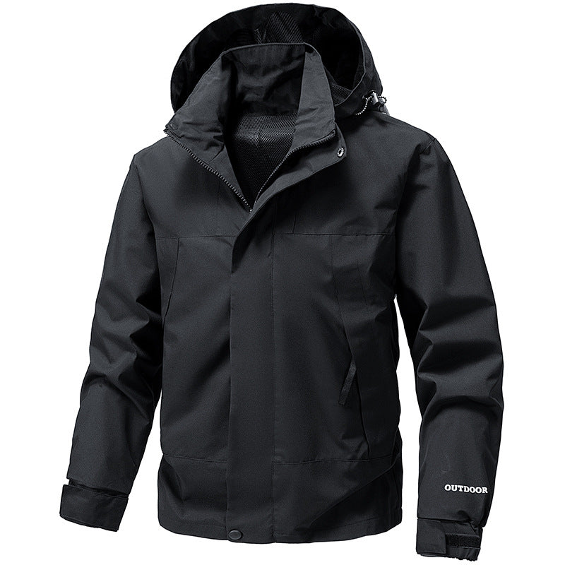 Herren Atmungsaktive Outdoor-Jacke Drune