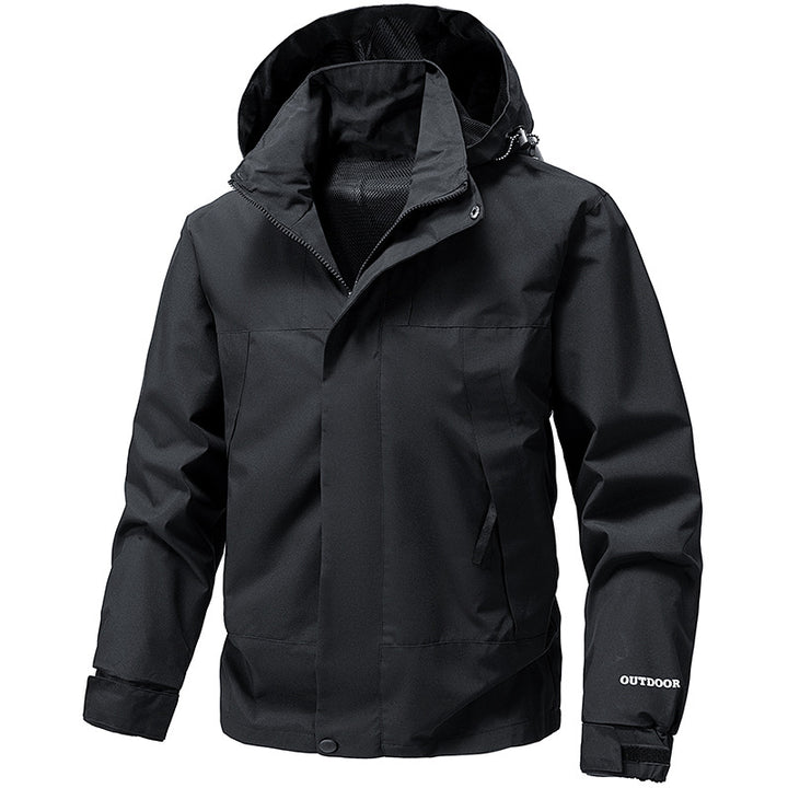 Herren Atmungsaktive Outdoor-Jacke Drune