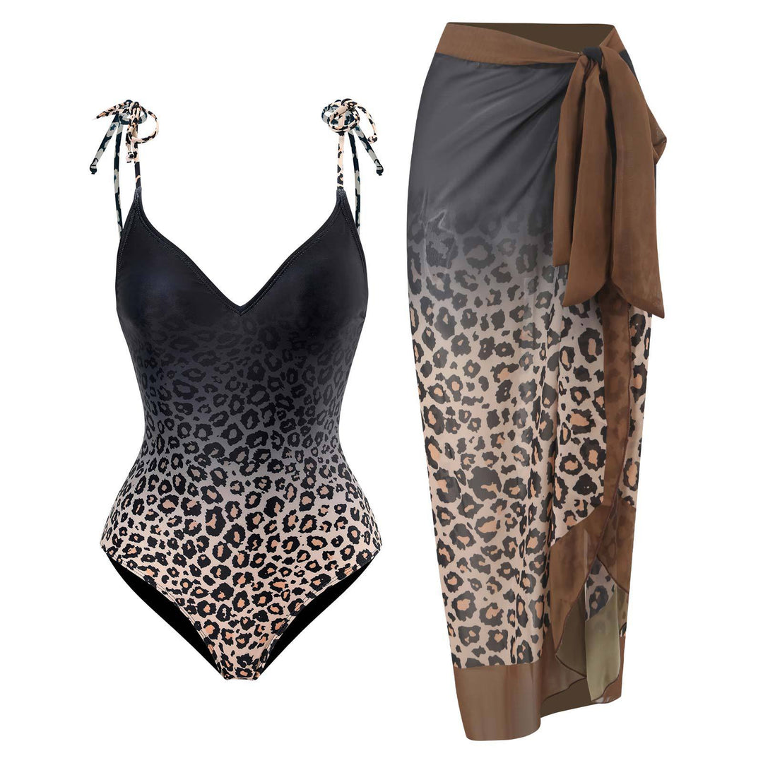 Damen Maxi-Rock mit elegantem Wickeldesign und floralem Muster Drune