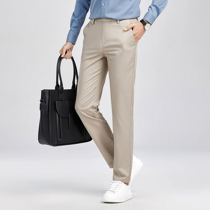 Herren Chinohose mit bequemer Passform und elastischem Bund Drune