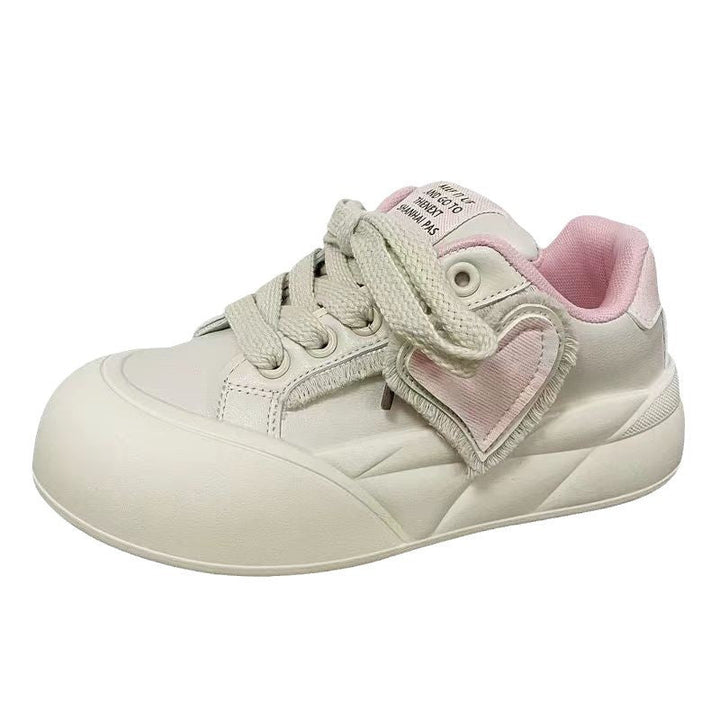 Damen Sneakers mit verspieltem Herz-Design und komfortablem Fußbett Drune