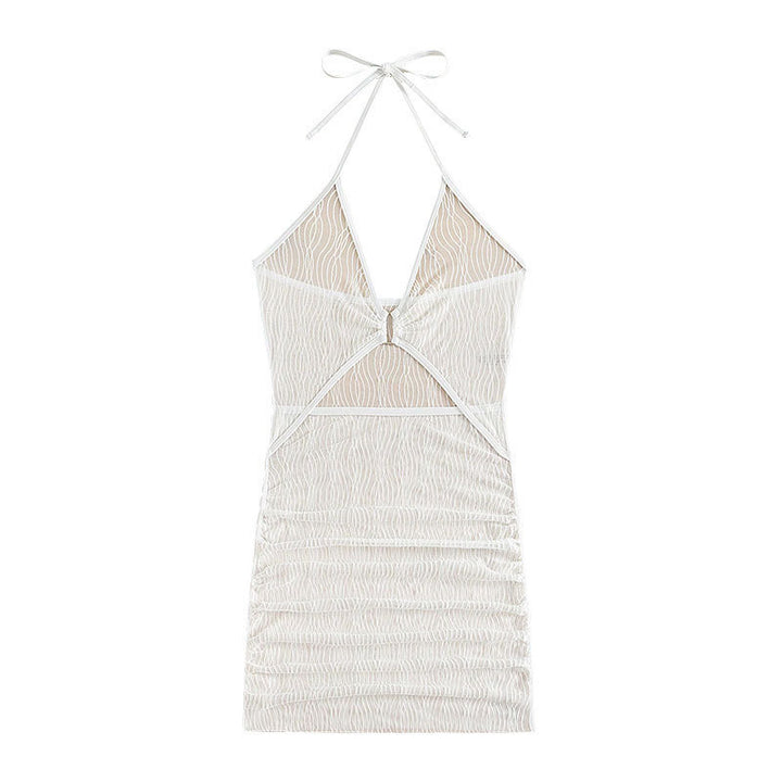 Damen Cut-Out Strandkleid Drune