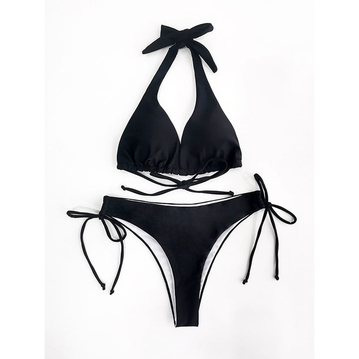 Damen Triangel-Bikini mit hohem Komfort und verspielten Bindebändern Drune