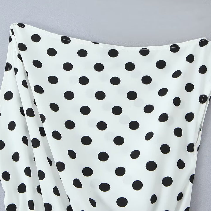 Damen Maxikleid mit trendigem Polka-Dot-Muster Drune