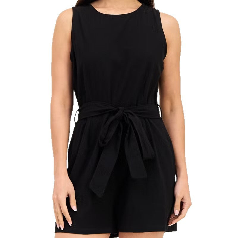 Damen Jumpsuit mit eleganter Taillierung und praktischen Taschen Drune