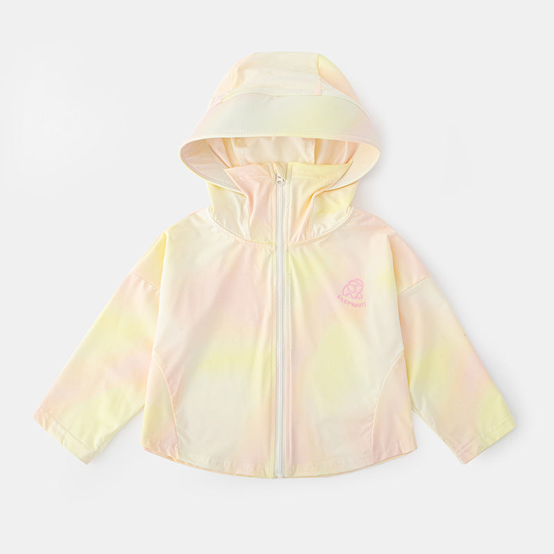 Unisex nan ultraleichte Kinder-Sonnenjacke mit Kapuze, UV-Schutz und wasserabweisender Funktionsqualität  Drune