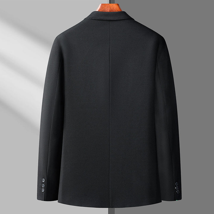 Herren Schlankes knitterarmes Business-Sakko mit Notch-Revers Drune