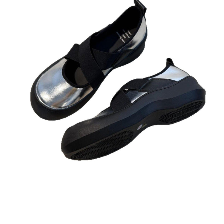 Damen Komfort-Sneaker mit elastischem Kreuzband und gepolstertem Fußbett Drune