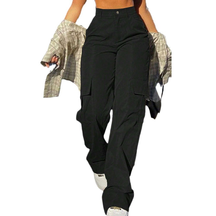 Damen Cargo-Hose mit weitem Schnitt und funktionalen Taschen Drune