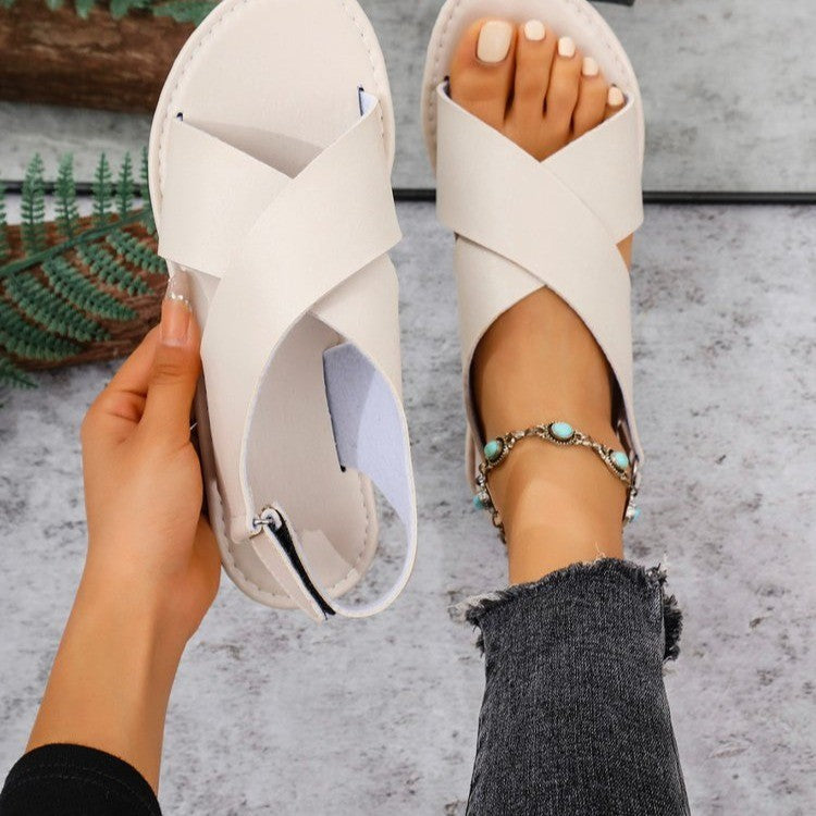 Damen Komfortable Riemchen-Sandalen mit verstellbarem Riemen und anatomischem Fußbett Drune