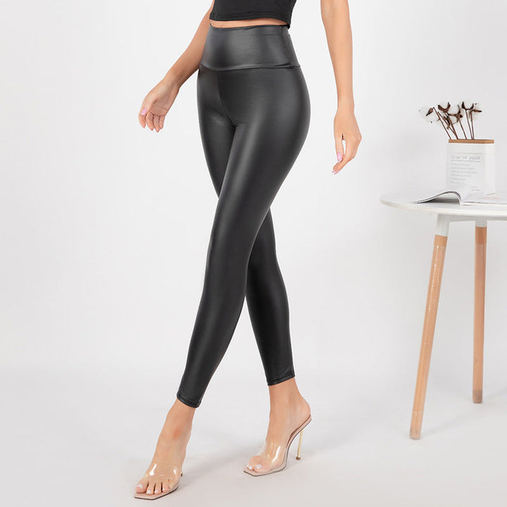 Damen Hochglänzende Leggings mit hohem Bund und formendem Schnitt Drune