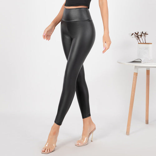 Damen Hochglänzende Leggings mit hohem Bund und formendem Schnitt Drune