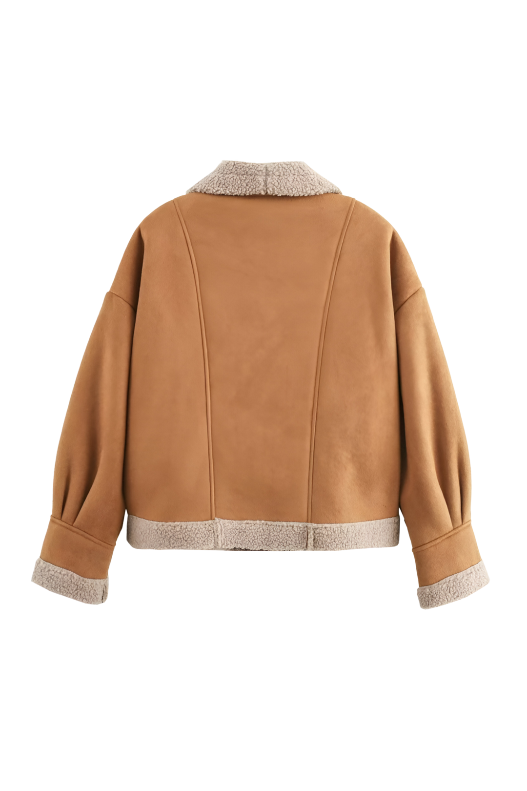 Drune | Weiche Teddyjacke Lammfell-elemente Modern und Bequem