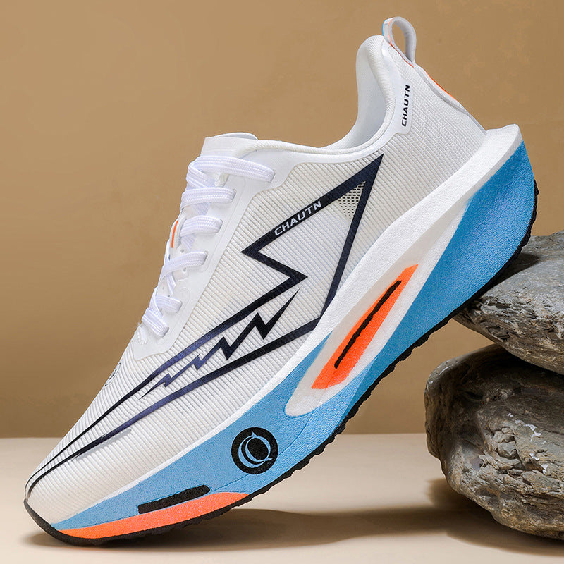 Herren Performance-Rennlaufschuh mit reaktiver EVA-Zwischensohle und grafischem Wellenmuster Drune