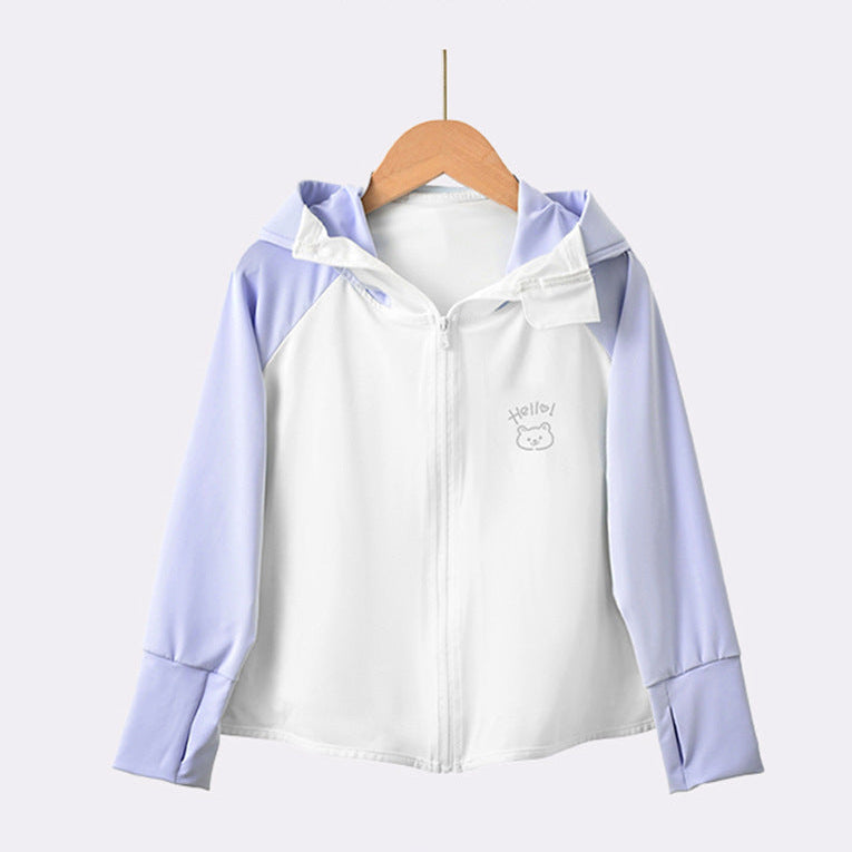 Mädchen funktionale UV-Schutzjacke mit Kapuze Drune