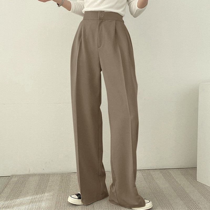 Damen Elegante und bequeme Hochtaillierte Hose Drune