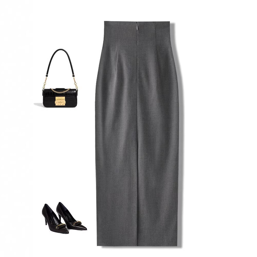 Damen Elegante Bleistiftrock Drune
