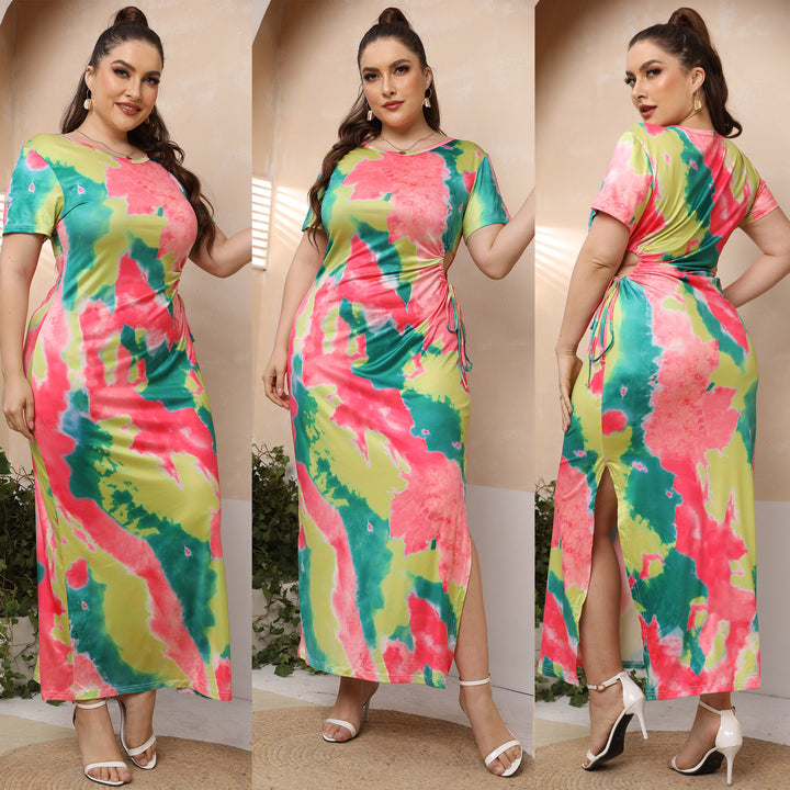 Damen Maxikleid mit elegantem farbverlauf Drune