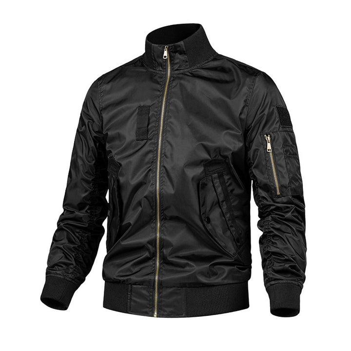 Herren Modische Bomberjacke mit Utility-Taschen Drune