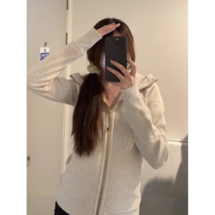 Damen Sportlicher Hoodie Drune