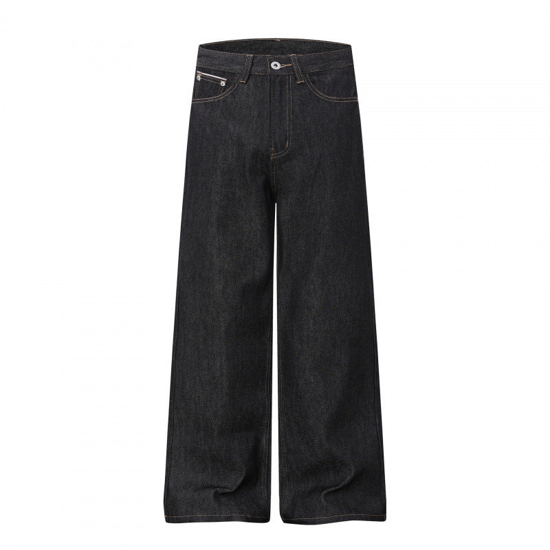 Damen Weite Highwaist-Jeanshose im Balloon-Cut mit weitem Bein und klassischem Taschen-Design Drune