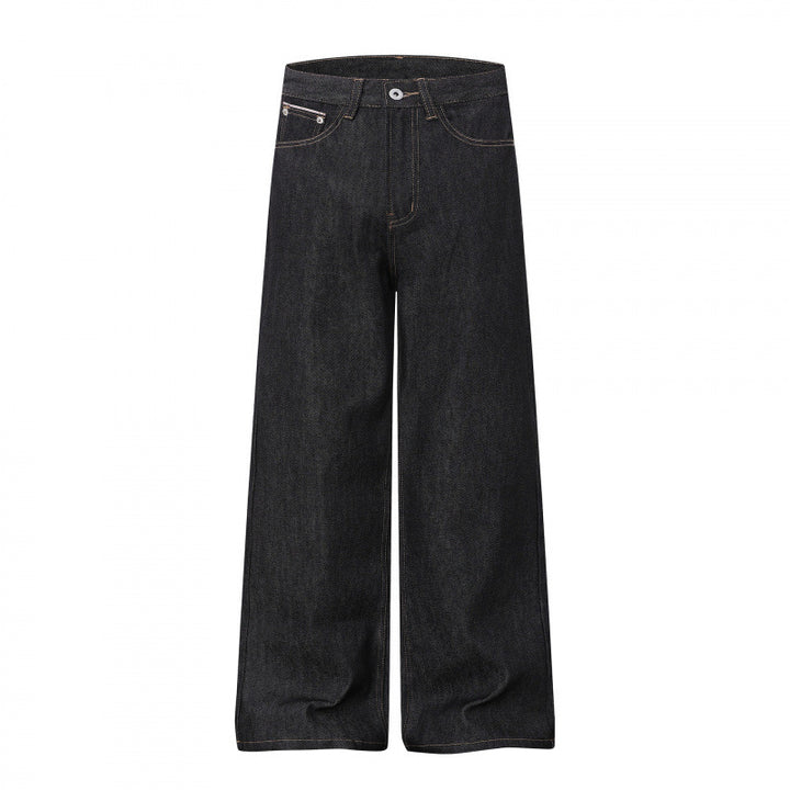 Damen Weite Highwaist-Jeanshose im Balloon-Cut mit weitem Bein und klassischem Taschen-Design Drune