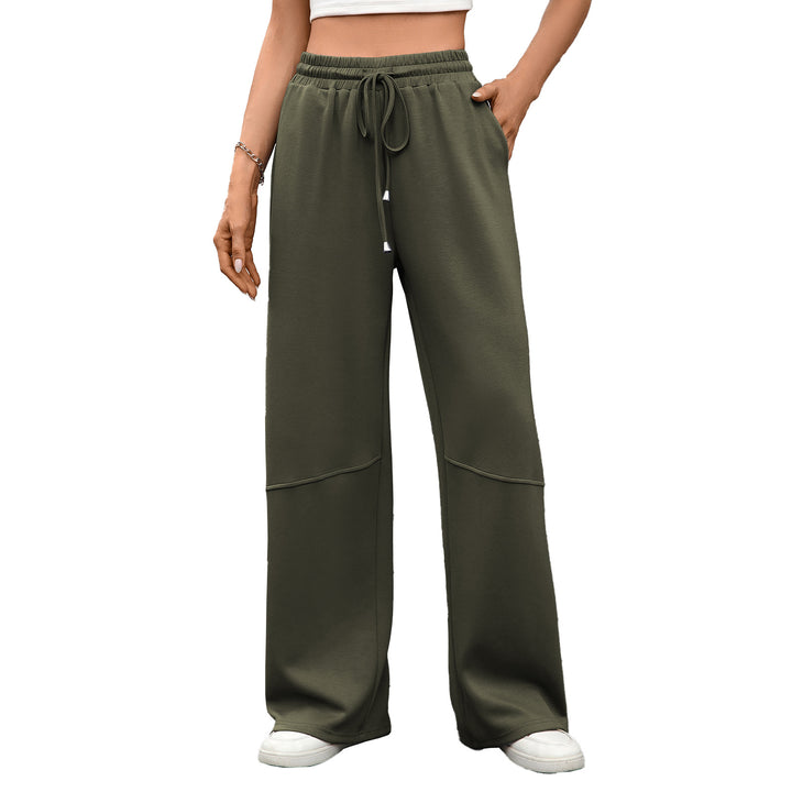 Damen Weite Freizeithose mit elastischem Bund und seitlichen Taschen Drune