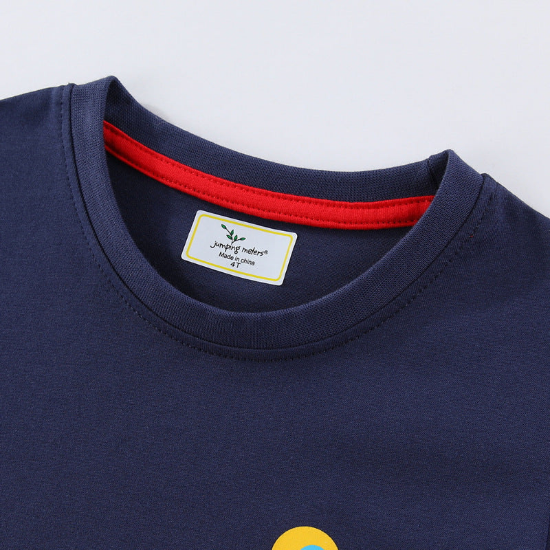 Jungen T-Shirt mit aufregendem Kran-Design Drune