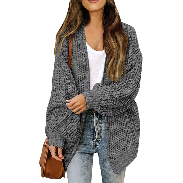 Damen Übergroßer Strickpullover Drune