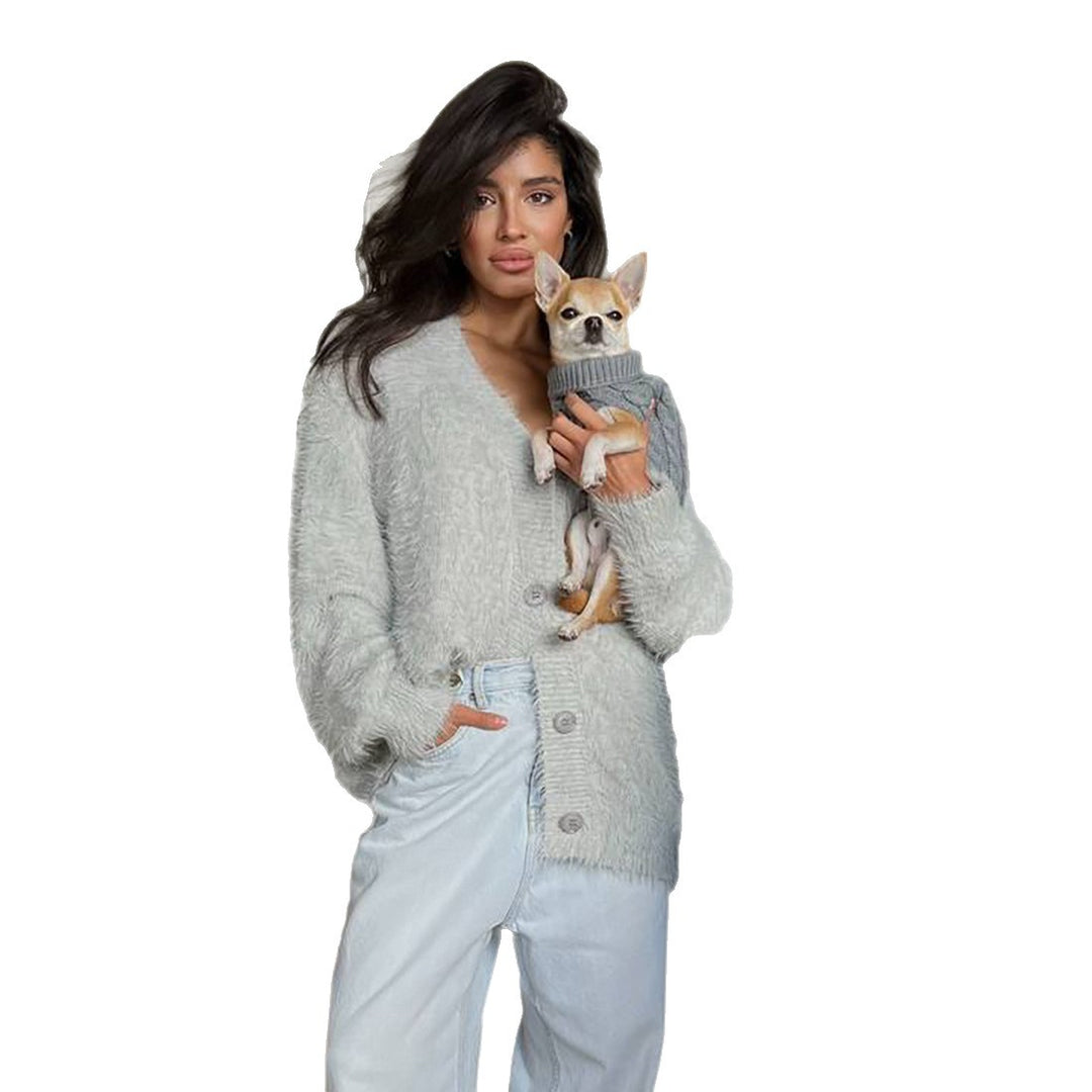 Damen Kuscheliger Strickcardigan Drune