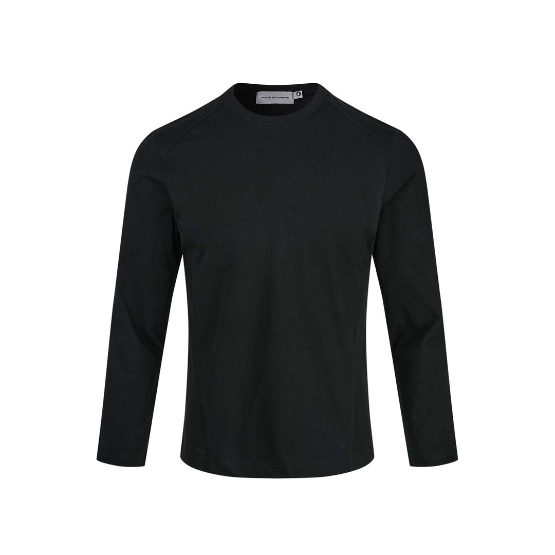 Unisex Atmungsaktives Langarm-Funktionsshirt aus Mikrofaser mit Raglanärmeln Drune