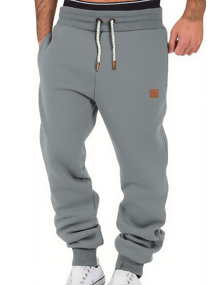 Herren Relax-Fit Fleece-Jogginghose mit Bündchen und Kordelzug Drune