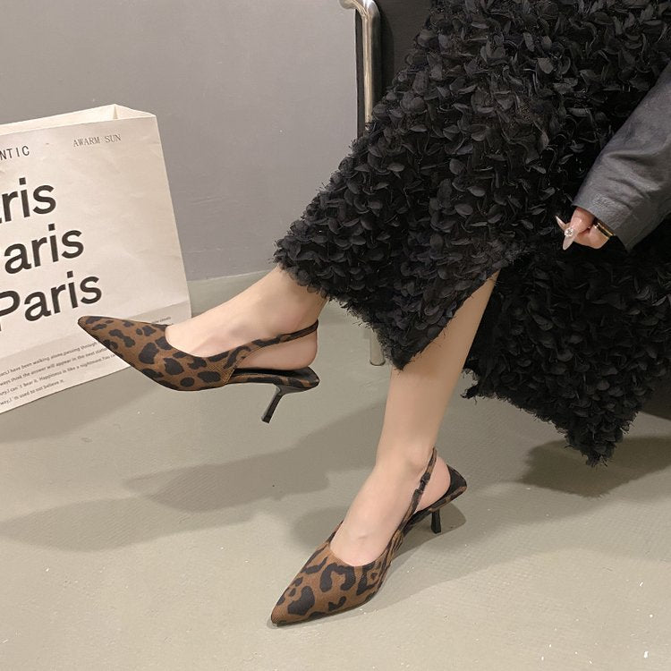Damen Slingback High Heels mit spitz zulaufendem Design Drune