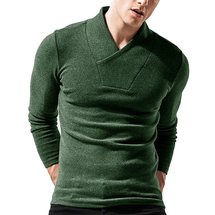 Drune | Slim Passform Wolle Asymmetrischer Kragen Minimalistisches Design