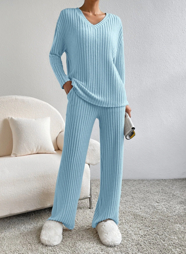 Damen Eleganter und bequemer Strickanzug Drune