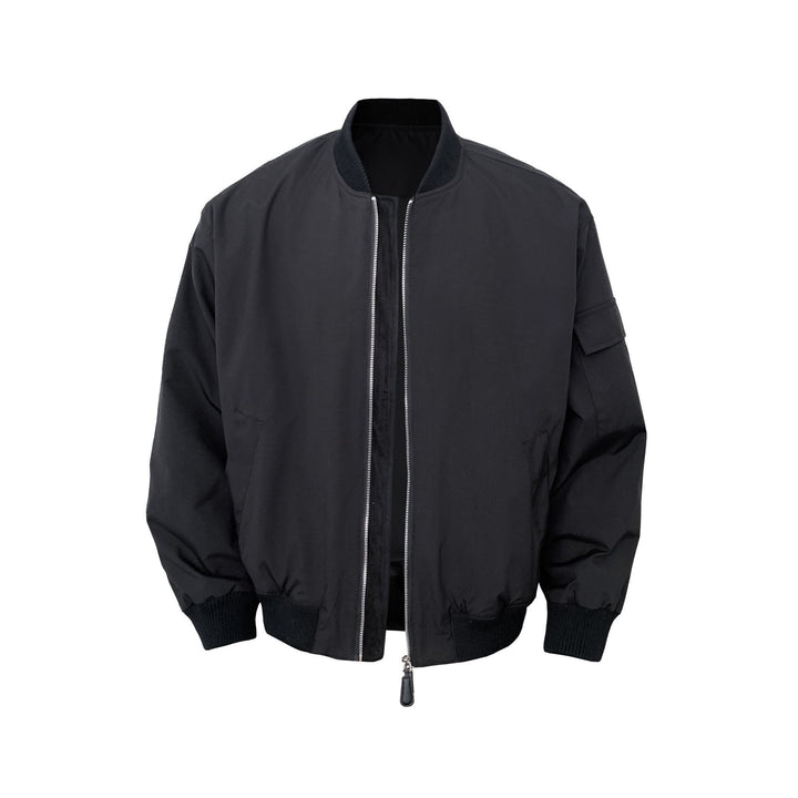 Herren Vintage Bomberjacke mit Reißverschluss Drune