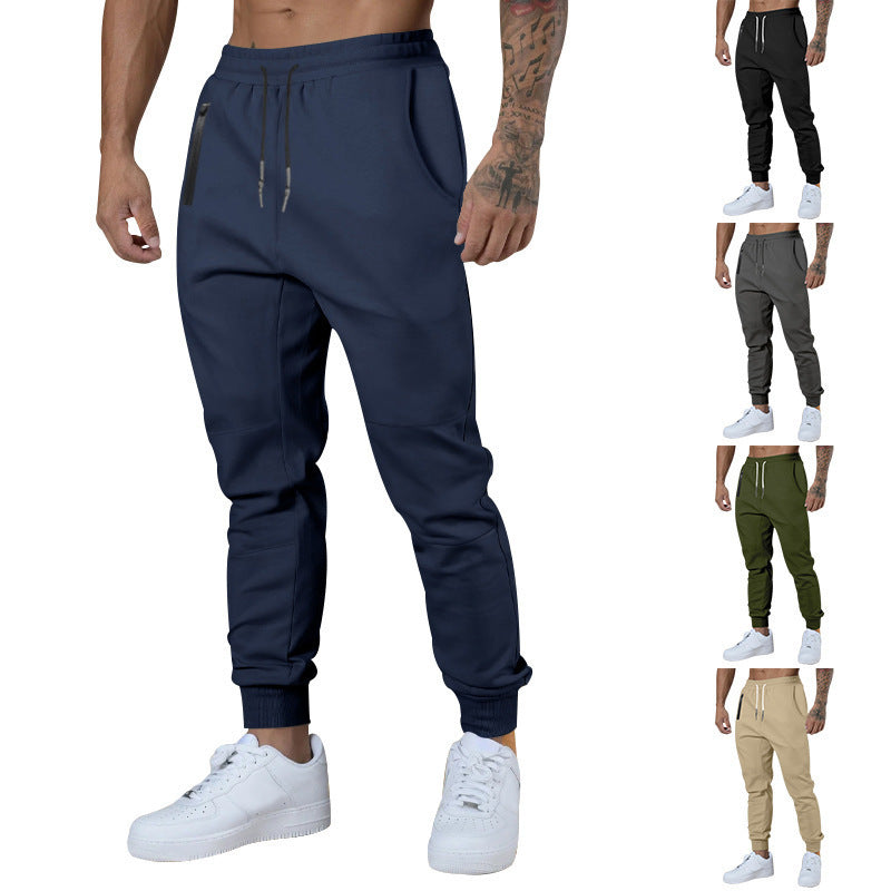 Herren sportive Jogginghose mit funktionalen Taschen und elastischem Bund Drune