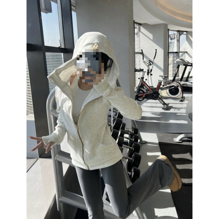 Damen Sportlicher Hoodie Drune