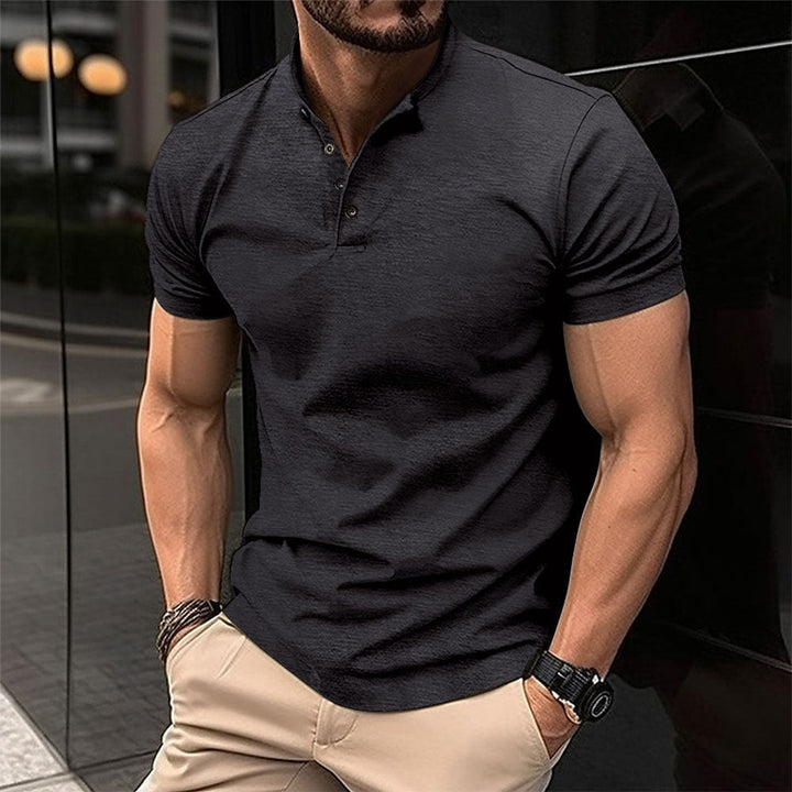 Herren Polohemd mit Knopfleiste und Kurzarm Drune