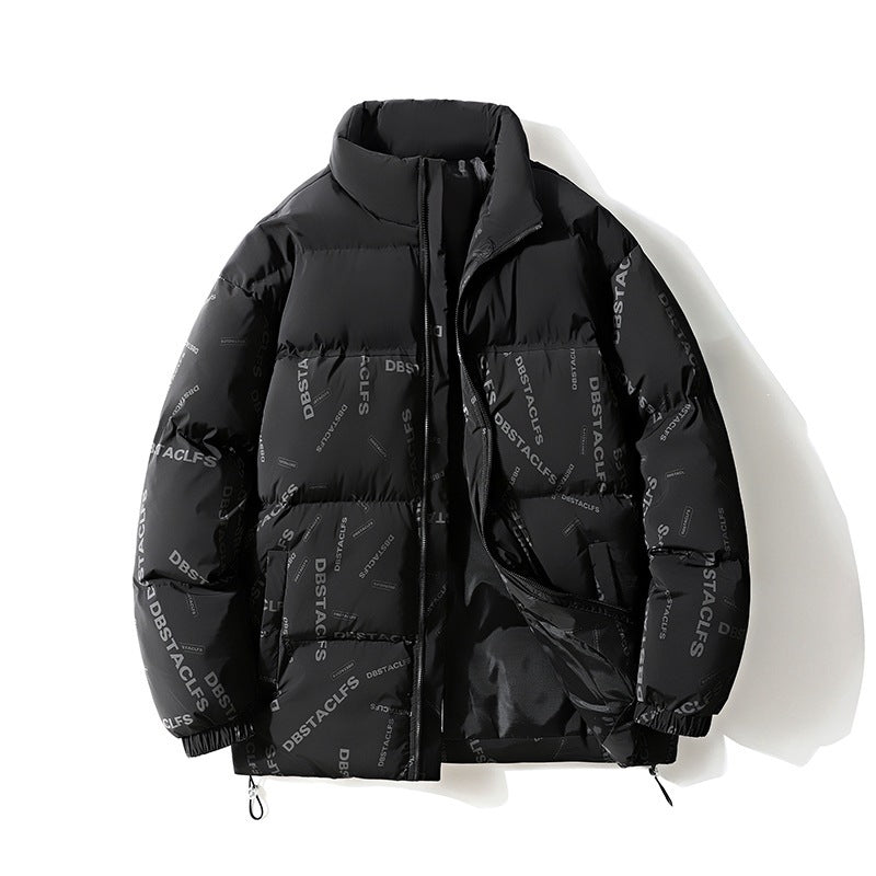 Damen Daunenjacke mit hohem Kragen und modernen Aufdrucken Drune