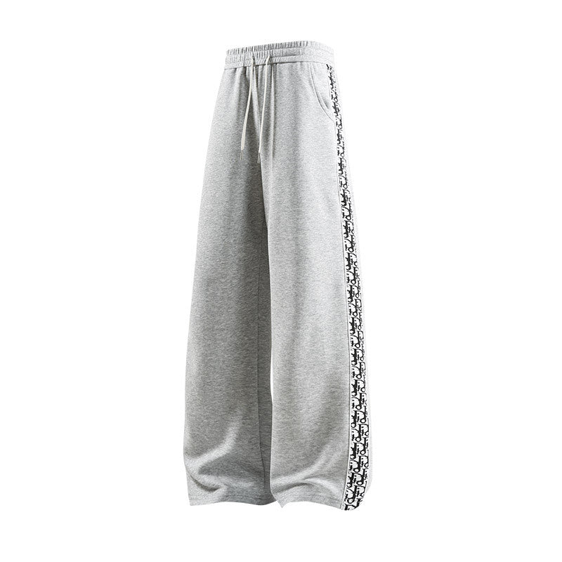 Damen Extraweite Lounge-Sweathose mit seitlichem Logoband und Komfortbund Drune