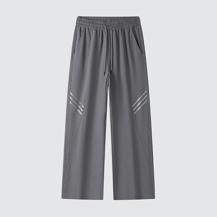 Herren Weite Relaxed-Freizeithose mit Tunnelzug & markanten Teilungsnähten Drune