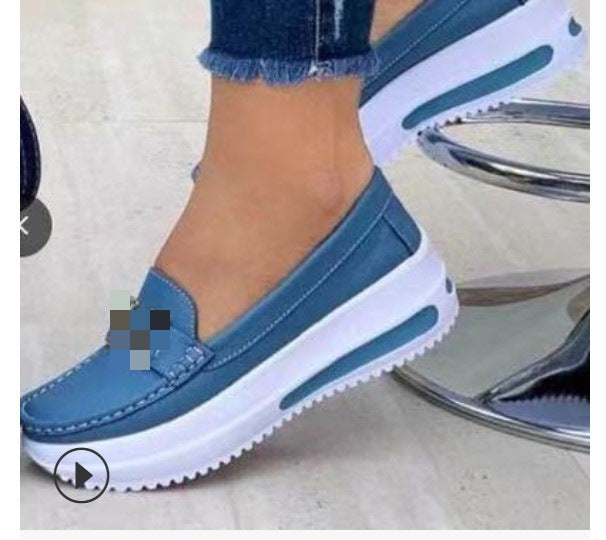 Damen Plateau-Loafer mit Metallic-Textil und leichter Profilsohle Drune