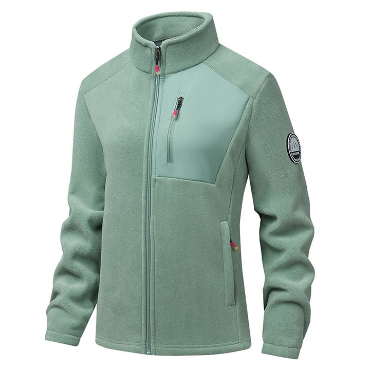 Herren Bequeme Fleecejacke mit Stehkragen Drune