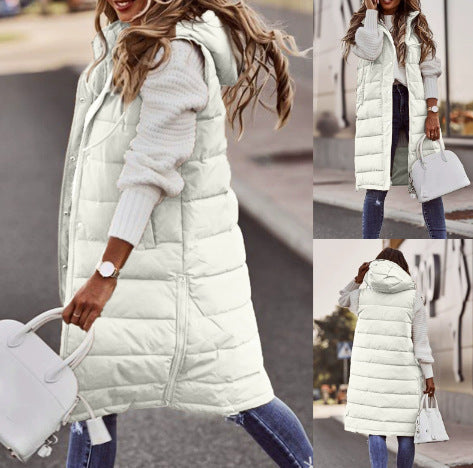 Drune | Langer Bodywarmer Weste Camilla