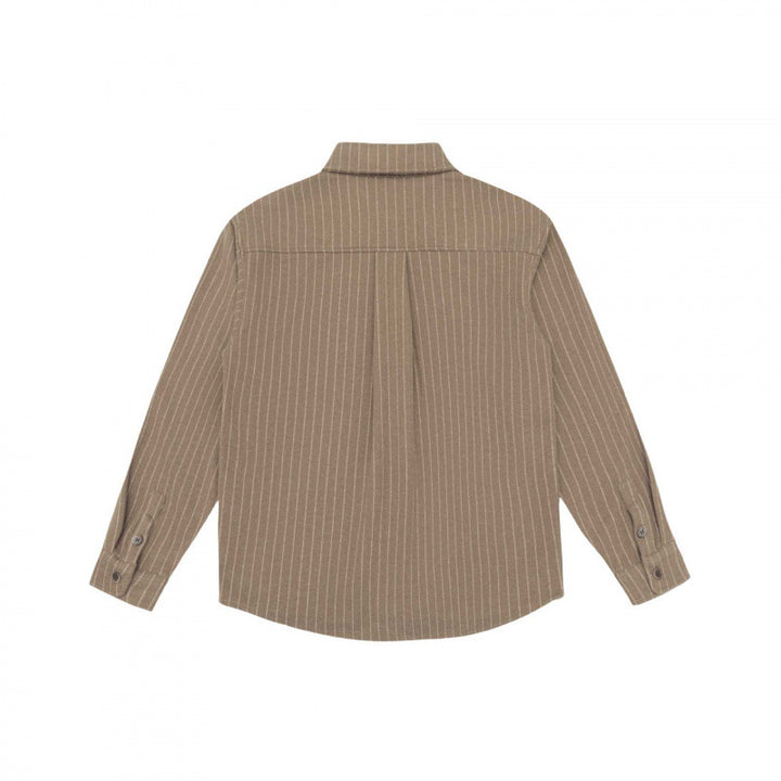 Herren Boxy-Hemd mit Nadelstreifen, Raglanärmeln und soften Flanellgriff Drune