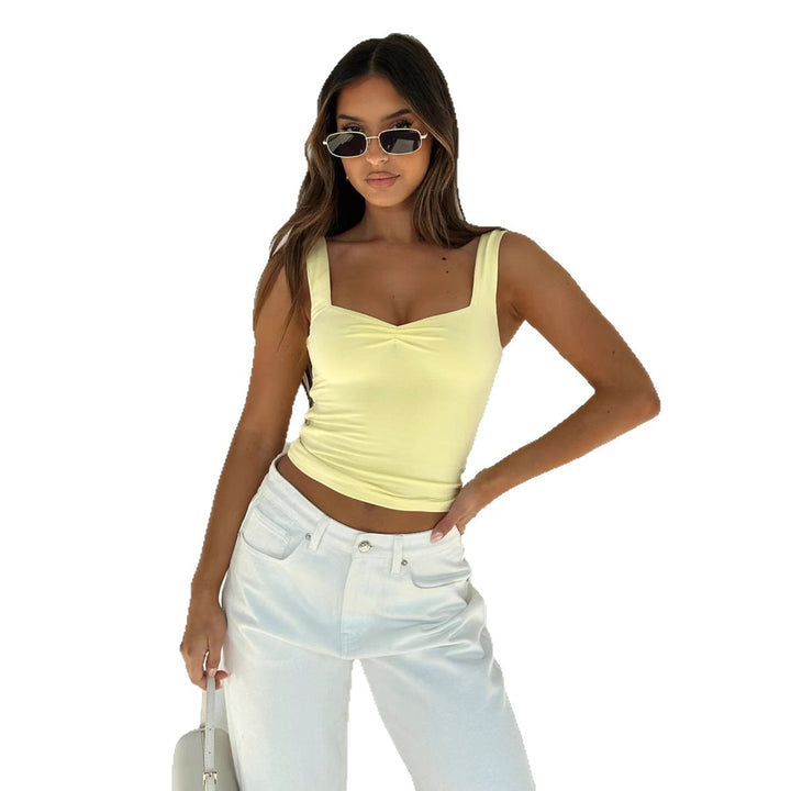 Damen Modisches Basic Top mit angenehmem Schnitt Drune
