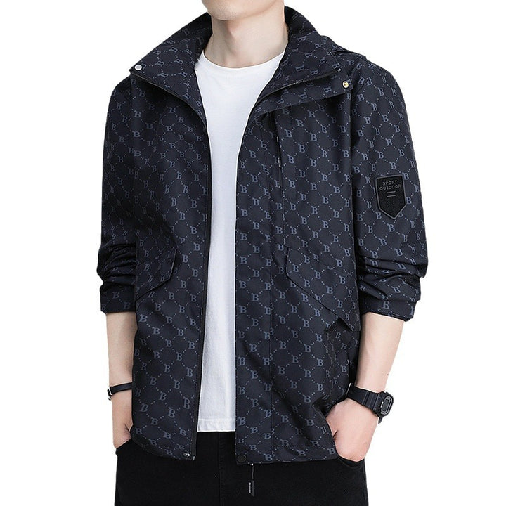 Herren Modische Leichte Outdoorjacke Drune