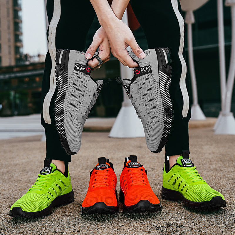 Unisex atmungsaktive Strick-Performance-Sneaker mit gepolsterter Air‑Zwischensohle Drune