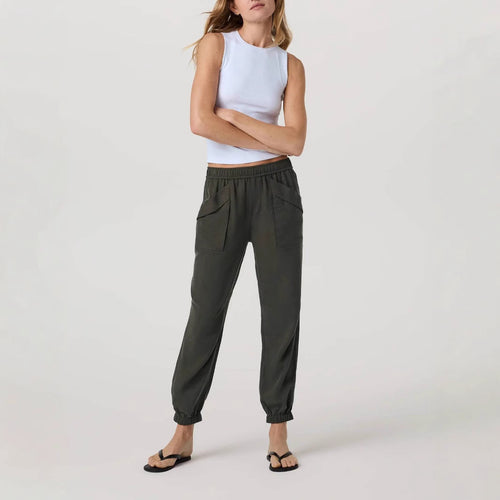 Damen lässige Freizeithose mit seitlichen Taschen Drune